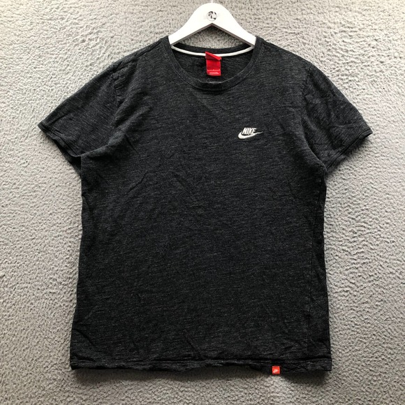 Nike T-Shirt Men's Large L Short Sleeve Embroidered Logo Dark Gray 905404-032 - Picture 1 of 11